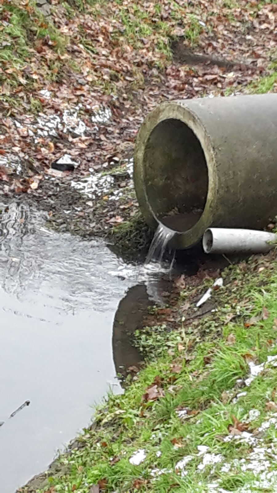 afvoerpijp zonder tralie