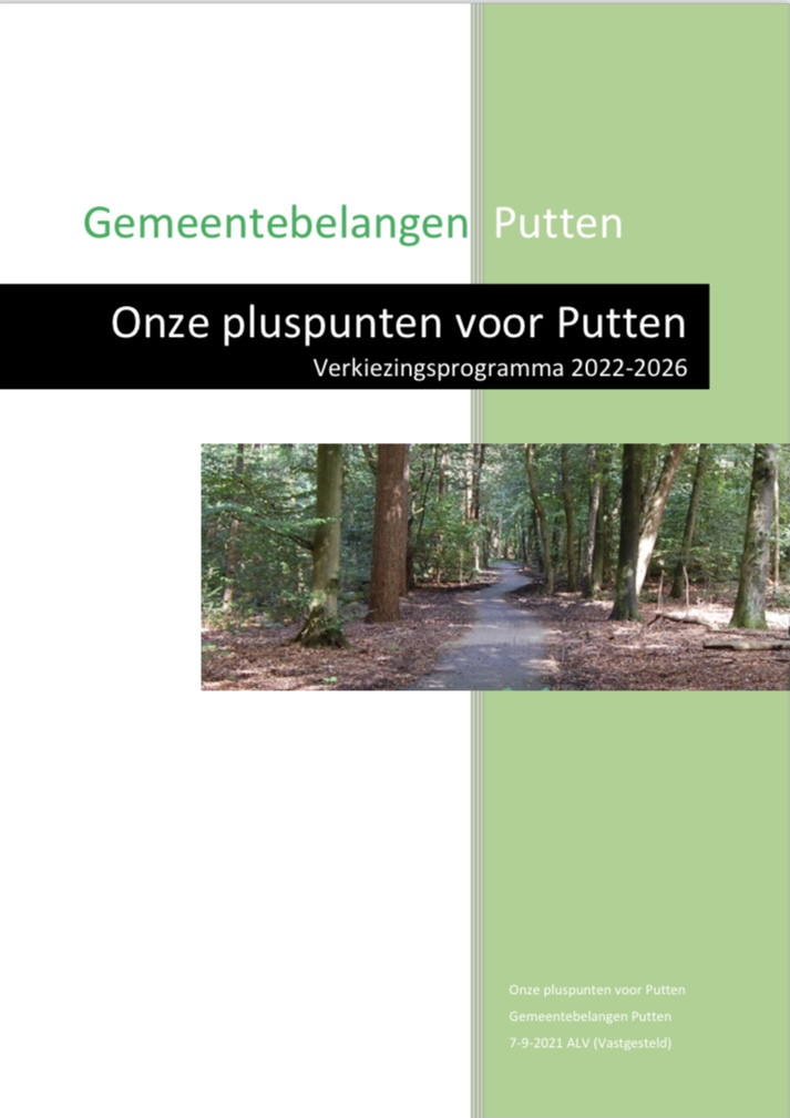 Onze pluspunten voor Putten
