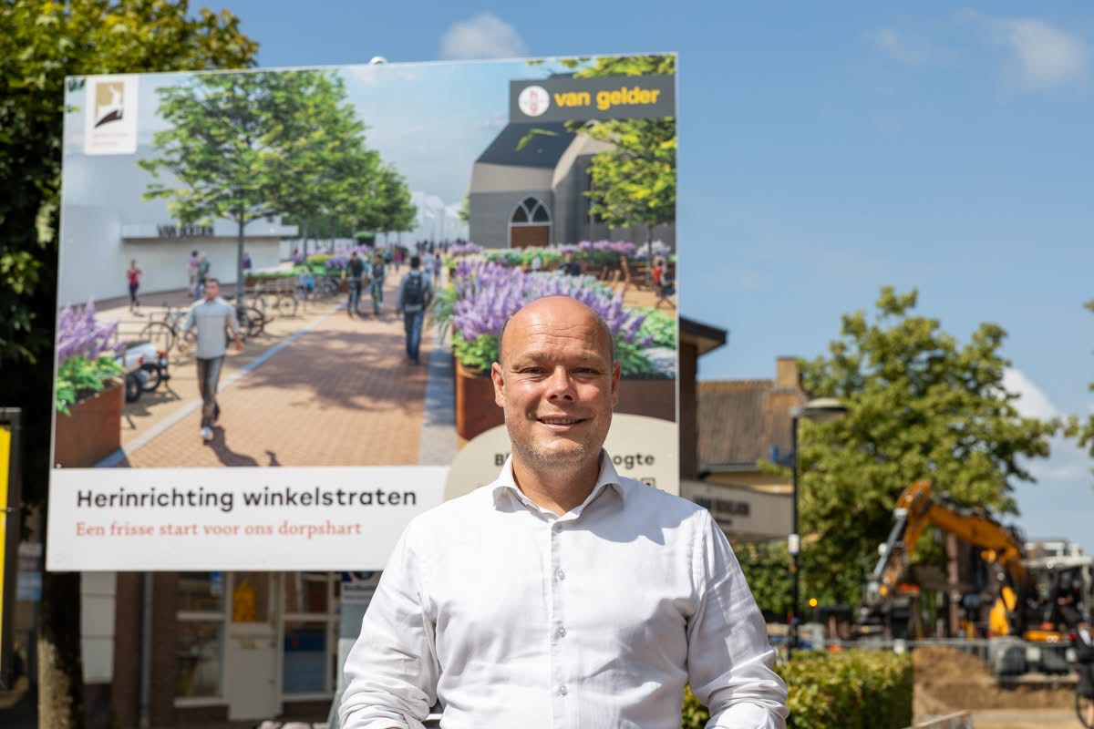 Herinrichting winkelstraten Putten